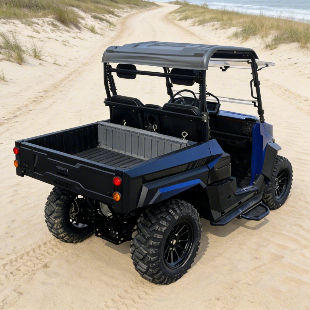 Elektrisk UTV 4WD til Jobsite 14 tommer dæk 73,6V 20KW Peak Power