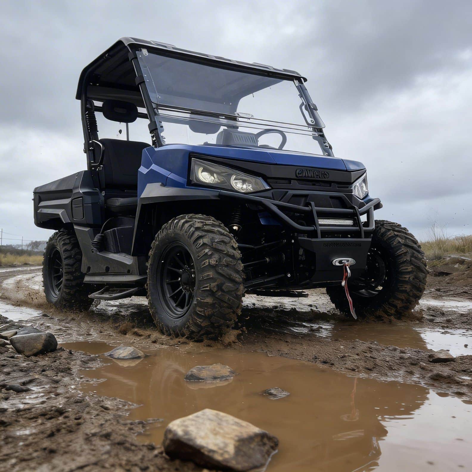 Elektrisk UTV 73,6V 20KW Peak Power 4WD 400A Controller Off Road